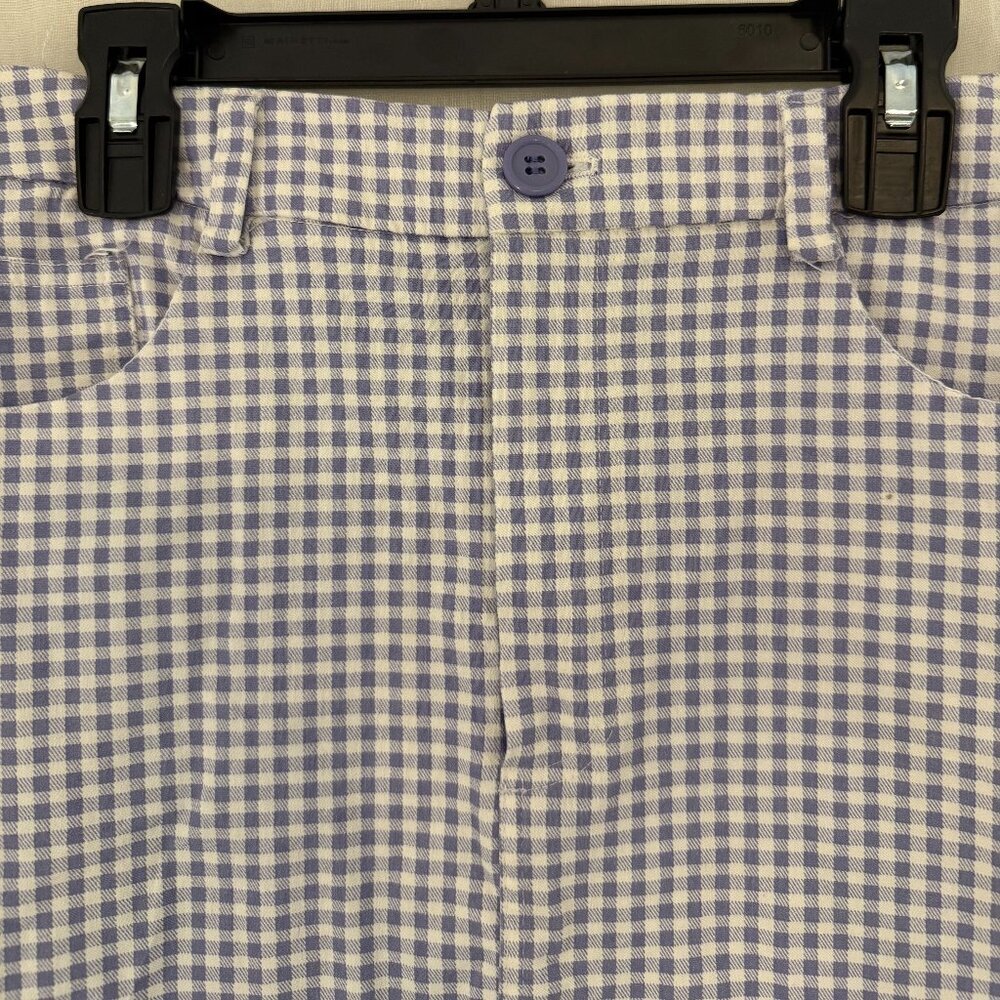 Forever 21 Lavender Gingham Mini Skirt – Size Medium